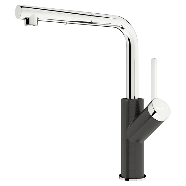 Vòi rửa chén bát Konox Artan Black