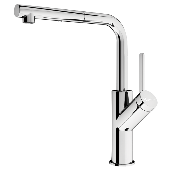Vòi rửa chén bát Konox Artan Chrome
