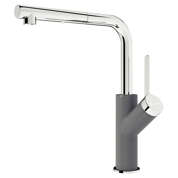 Vòi rửa chén bát Konox Artan Grey