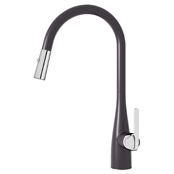 Vòi rửa chén bát Konox Curva Black