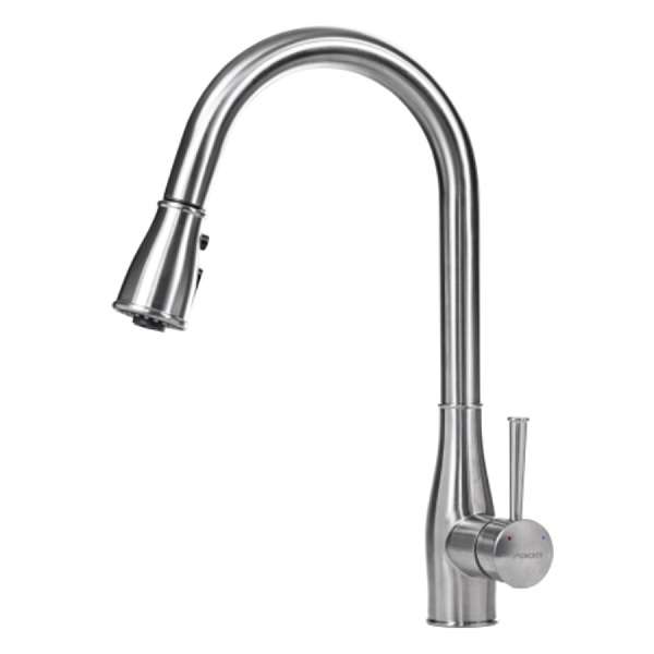 Vòi rửa bát dây rút Munchen Nickel MBF81823N