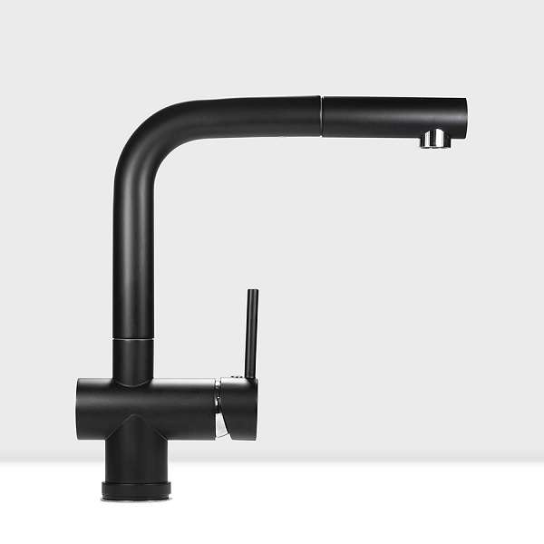 Vòi rửa bát dây rút Munchen Black MBF81825B